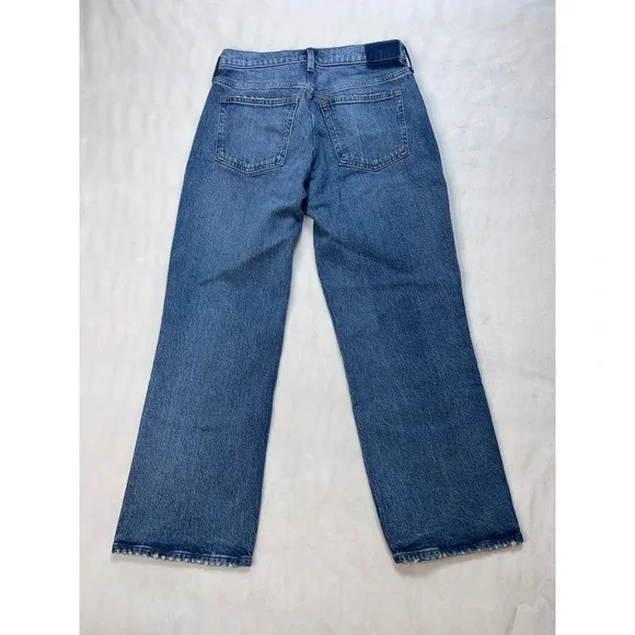 Abercrombie & Fitch Jeans Womens 26 Low Rise Baggy Straight Leg Denim Casual - Picture 5 of 11